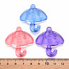 Transparent Acrylic Pendants TACR-T024-01B-4