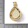 Natural Green Onyx Agate(Dyed & Heated) Teardrop Pendants KK-K399-18D-03-3