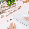 1 Yard Crystal Hotfix Rhinestone Bridal Belt Trim Chain DIY-FG0004-44B-3