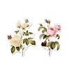 50Pcs Cartoon Flower Paper Sticker Label Set DIY-G066-05-2