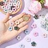 35Pcs 7 Colors UV Plating Opaque Acrylic Beads OACR-YW0003-89-5