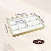 1Pc 12 Grids Imitation Leather Jewelry Trays CON-CL0001-02B-2