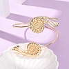 Alloy Cuff Bangles BJEW-Z168-01G-04-2