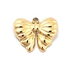Ion Plating(IP) 304 Stainless Steel Charms STAS-P379-26A-G-1