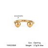 304 Stainless Steel Open Cuff Rings for Women DM3839-1-1