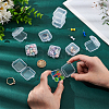 Transparent Plastic Box CON-WH0085-93-3