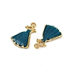 304 Stainless Steel Enamel Pendants STAS-Z140-10G-2