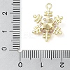 Alloy with Rhinestone Pendants ALRI-U001-02C-02-3