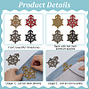 8Pcs 4 Colors Helm Resin Hotfix Rhinestone PATC-FG0002-94-3
