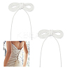 2M Flat Satin Ribbons LS-OCOR-WH0078-86B-1