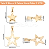 304 Stainless Steel Pendants STAS-UN0013-05-2