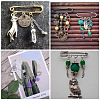 Iron Brooch Findings X-KK-Q491-S-7