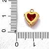 304 Stainless Steel Rhinestone Pendants STAS-P386-01G-06-3