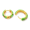 Rack Plating Brass Hoop Earrings EJEW-C102-45G-3