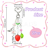 2Pcs Acrylic & Glass Pendant Decorations KEYC-SP0001-31-2