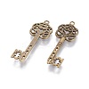 Tibetan Style Pendants TIBEB-LF9750YKG-AB-LF-2