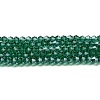 Transparent Electroplate Glass Beads Strands EGLA-A039-T3mm-A10-1