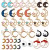 40Pcs 20 Style Golden Alloy Enamel Pendant ENAM-SZ0002-11-1