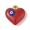 304 Stainless Steel Enamel Pendants STAS-M071-02G-1