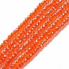 Electroplate Glass Beads Strands EGLA-R048-2mm-21-1