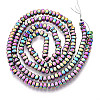 Electroplated Synthetic Non-magnetic Hematite Beads Strands G-T139-61F-2