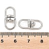 Alloy Double Eye Swivel Clasps FIND-C091-01P-3