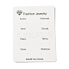 Paper Jewelry Display Cards CDIS-M005-28-2