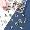 24Pcs 12 Styles Alloy Enamel Pendants ALRI-FS0001-05-7