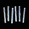 Transparent Glass Bugle Beads SEED-T005-15-A02-2