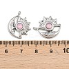 304 Stainless Steel Rhinestone Pendants STAS-Z166-24P-10-3
