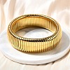 304 Stainless Steel Stretch Bracelets for Women Men BJEW-A031-02B-G-1