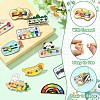 10Pcs 10 Styles Mood Social Battery Sliding Enamel Pins JEWB-CJ0001-52-3