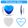 100Pcs Acrylic Rhinestone Cabochons MACR-GF0001-04-2