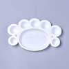 Plastic Watercolor Oil Palette AJEW-L072-B04-1
