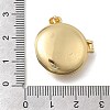 Brass Micro Pave Clear Cubic Zirconia Locket Pendants KK-D431-031C-G-3