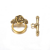 Tibetan  Style Alloy Toggle Clasps LS-X-GLF0026Y-NF-1
