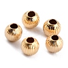 Long-Lasting Plated Brass Beads KK-O133-001B-G-1