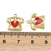 304 Stainless Steel Enamel Pendants STAS-P415-12G-3