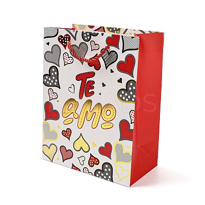 4 Colors Valentine's Day Love Paper Gift Bags CARB-D014-01E-1