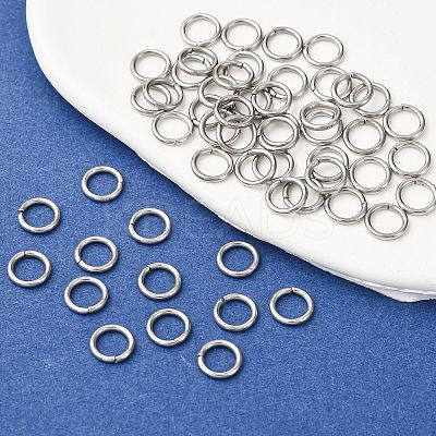 Tarnish Resistant 304 Stainless Steel Open Jump Rings STAS-R065-41-1