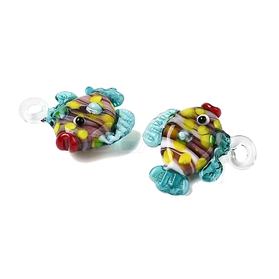 Handmade Lampwork Pendants LAMP-B035-01C-20-1