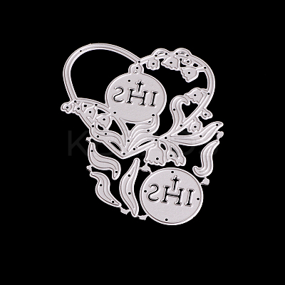 Heart Frame Carbon Steel Cutting Dies Stencils DIY-F028-21-1
