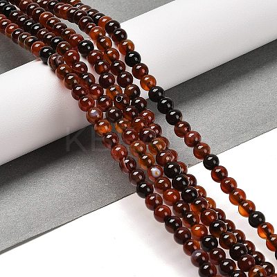 Natural Carnelian Beads Strands G-B079-A03-01-1