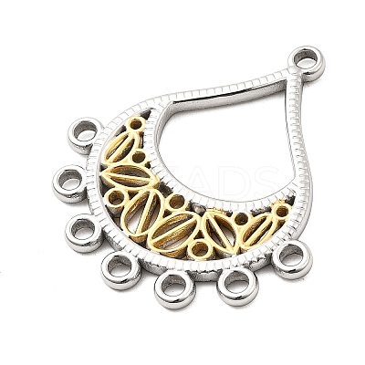 Ion Plating(IP) 304 Stainless Steel Chandelier Component Links STAS-Q350-17GP-1