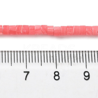 Synthetic Rhodochrosite Beads Strands G-K368-A07-02-1