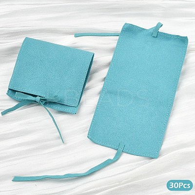 Square Fiber Cloth Jewelry Pouches ABAG-YWC0001-01B-1