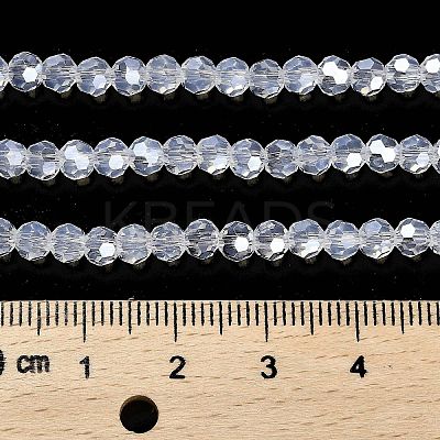 Electroplate Glass Beads Strands EGLA-A035-J4mm-A06-1