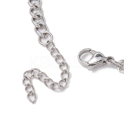 304 Stainless Steel Curb Necklaces NJEW-TA00145-1