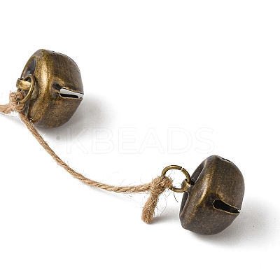 Iron Bell Pendant Decorations HJEW-JM02222-02-1