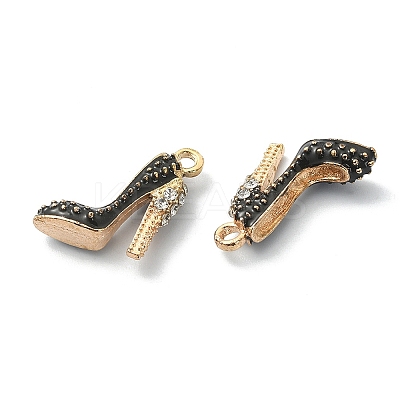 2Pcs Alloy Enamel Stilettos Pendants ENAM-YW0002-30A-1